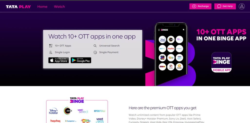 All OTT Platforms in One App