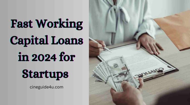 Fast Working Capital Loans