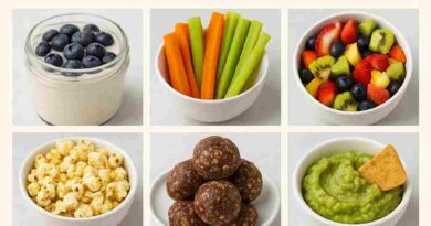 10 Easy & Healthy Snack Recipes