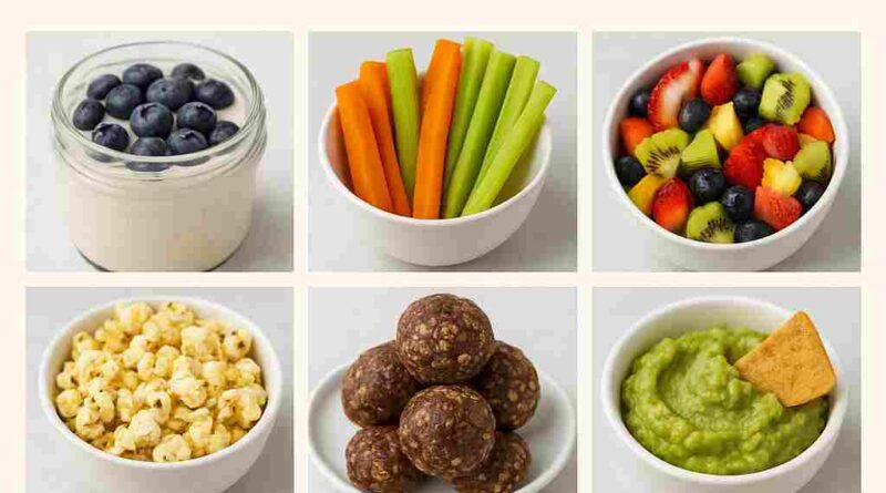 10 Easy & Healthy Snack Recipes