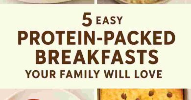 5 Easy Protein-Packed Breakfasts